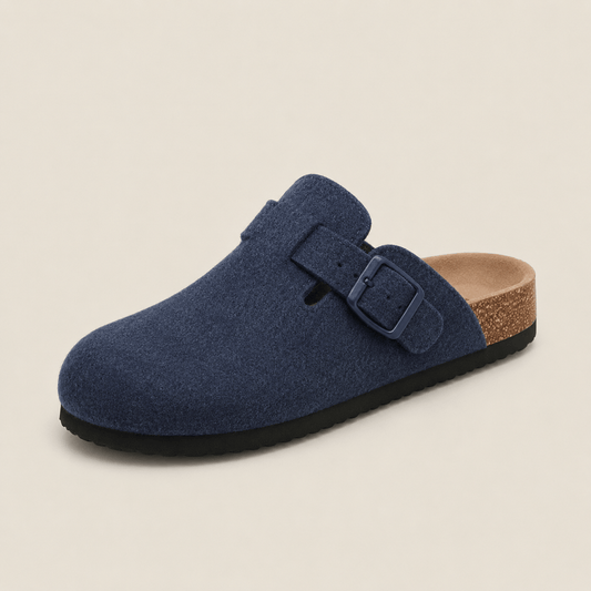 The Premium Felt Clog in Navy