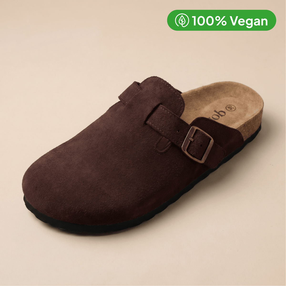 The Vegan Suede Clog
