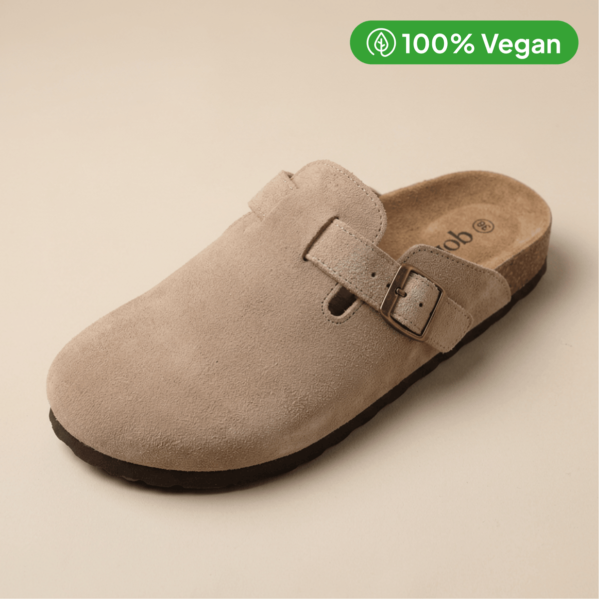 The Vegan Suede Clog