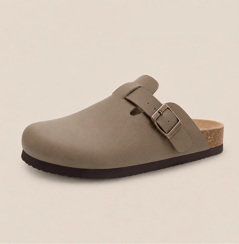 The Smooth Faux-Leather Clog